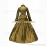 Victorian Style Southern Belle Gothic Lolita Yellow Ball Gown Dress