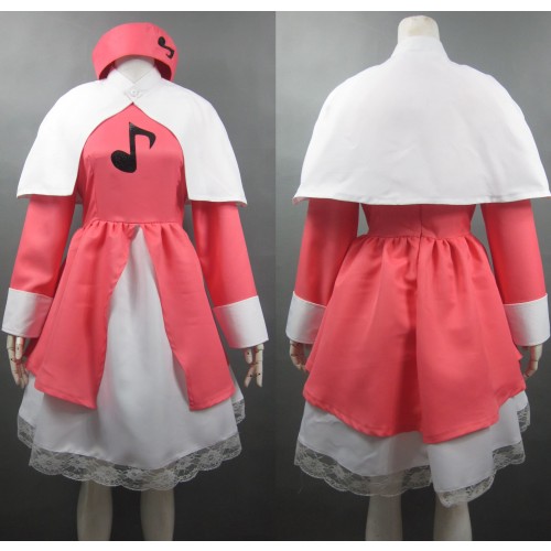 Cardcaptor Sakura Sakura Kinomoto Musical Note Cosplay Costume