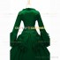 Southern Belle Retro Gothic Lolita Falbala Evening Ball Gown Green Dress