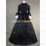 Herrlich Victorian Fancy Prom Stage Wedding Formal Dress Black