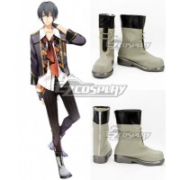 Tsukiuta. Arata Uduki Six Gravity April Light green Shoes Cosplay Boots