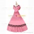 Civil War Victorian Rococo Lolita Armelloses Kleid Evening Gown Pink Dress