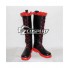 RWBY Leader of Team RWBY Ruby Rose Flat Black Shoes Cosplay Boots