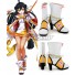 Elsword Sakra Devanam White orange Cosplay Shoes