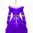 Gothic Lolita Victorian Queen Elizabeth Theatre Light Purple Lace Prom Ball Gown Dress