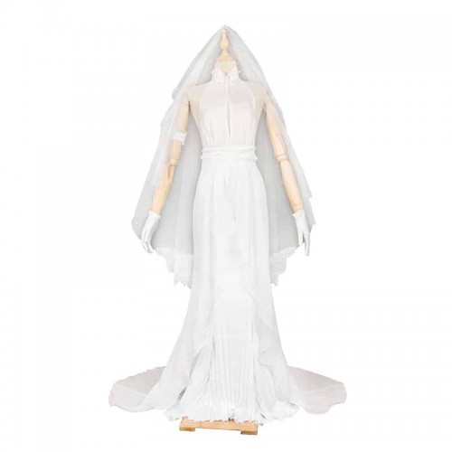 Girls Frontline Gepard M1 White Dress Cosplay Costume