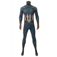 Avengers Infinity War Captain America Jump Cosplay Costume