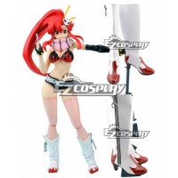 Gurren Lagann Yoko White Shoes Cosplay Boots