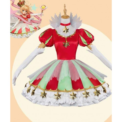 Cardcaptor Sakura 20th Anniversary Sakura Kinomoto Cosplay Costume Version 5