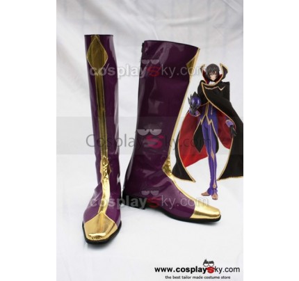 Code Geass Lelouch of the Rebellion Zero Cosplay Shoes Boots