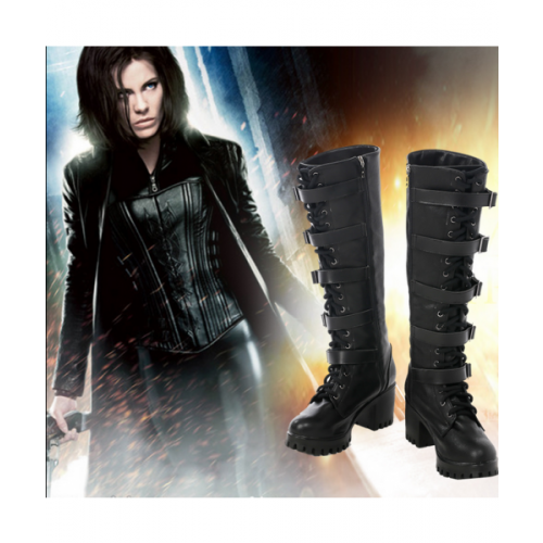 Underworld: Blood Wars Selene Black Shoes Cosplay Boots