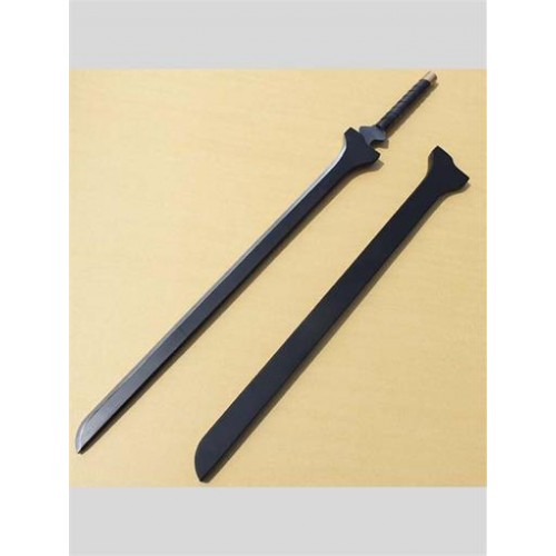 47"Black Rock Shooter DEAD MASTER Sword with Sheath PVC Prop Cosplay
