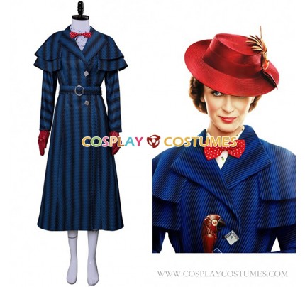 Mary Cosplay Costume From Mary Poppins Returns 