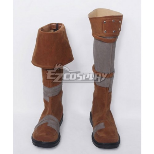 Fallout Preston Garvey Brown Shoes Cosplay Boots