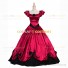 Gothic Lolita Dress Princess Ball Gown Red Black Formal Gown