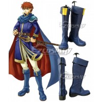 Fire Emblem Eliwood Blue Shoes Cosplay Boots