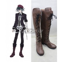 Diabolik Lovers More Blood Mukami Azusa Brown Shoes Cosplay Boots - A Edition