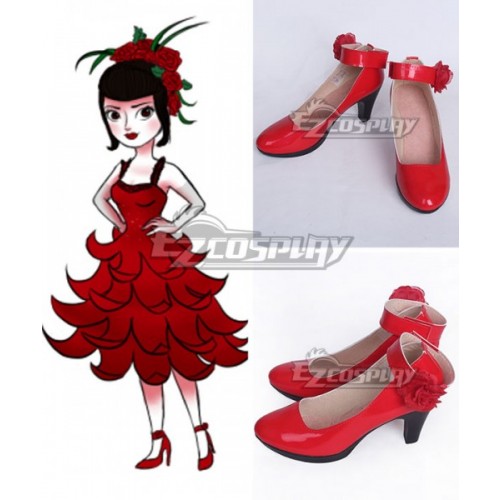 The Boy with the Cuckoo-Clock Heart Miss Acacia Red Cosplay Shoes