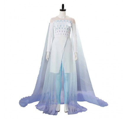 Frozen 2 Elsa Dress Cosplay Costume Version 2