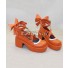 Love Live Valentine's Day Maid Honoka Kousaka Orange Cosplay Shoes