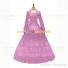 Gothic Lolita Victorian Rococo Stage Long Luxury Pink Dress Ball Gown