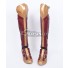 DC Wonder Woman 2017 Movie Diana Prince Red Shoes Cosplay Boots