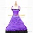 Reenactment Gothic Lolita Civil War Victorian Ball Gown Light Purple Dress