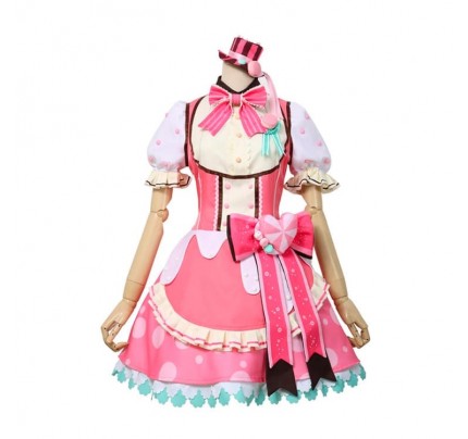 BanG Dream Pastel*Palettes Absolute Idol Pose☆Maruyama Aya Cosplay Costume