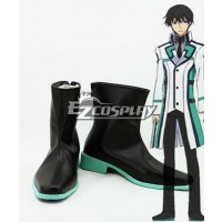 Mahouka Koukou no Rettousei Shiba Tatsuya Black Cosplay Shoes