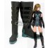 God Eater 2 Protagonist Female Black Shoes Cosplay Boots