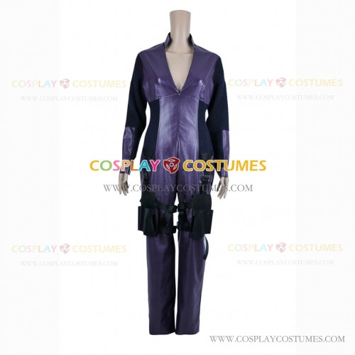 Resident Evil Retribution Cosplay Jill Valentine Costume Purple Set