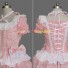 Sweet Love Lolita Baby Pink Blouse Polka Dot Tiered Skirt