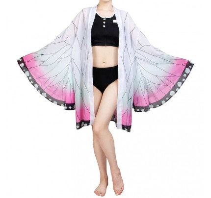 Demon Slayer: Kimetsu No Yaiba Shinobu Kocho Swim Cosplay Costume