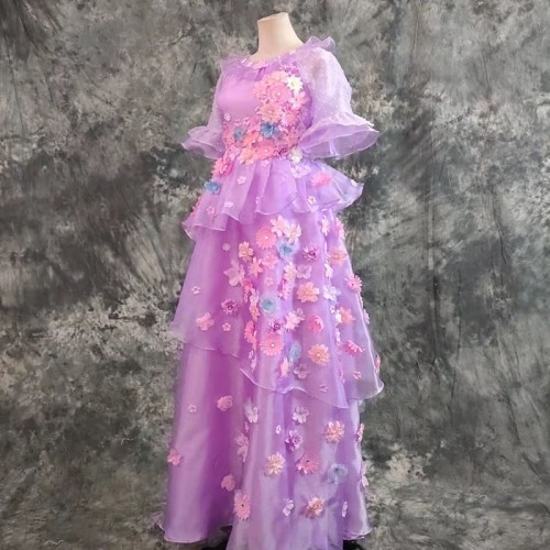 Encanto Encanto Isabela Madrigal Dress Cosplay Costume
