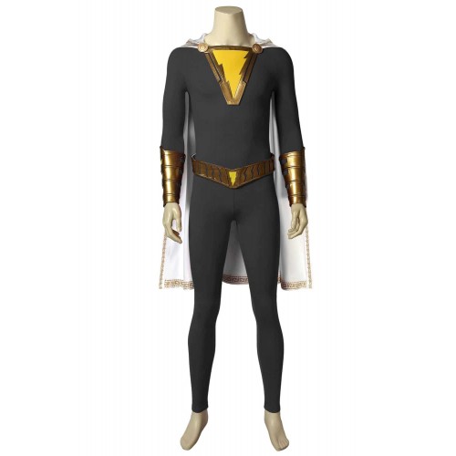 Captain Marvel Shazam Freddy Freeman Grey Cosplay Costume