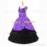 Vintage Gothic Lolita Victorian 18th Century Light Purple Ruffles Evening Ball Gown Dress