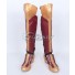 DC Wonder Woman 2017 Movie Diana Prince Red Shoes Cosplay Boots