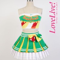 Love Live Hanayo Koizumi Cheerleading Uniform Cosplay Costume