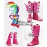 My Little Pony: Equestria Girls Rainbow Dash Pink Shoes Cosplay Boots