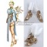 Overwatch OW Summer Games 2017 Winged Victory Mercy Skin Golden Cosplay Shoes