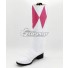 Mighty Morphin' Power Rangers Mei Ptera Ranger White Shoes Cosplay Boots