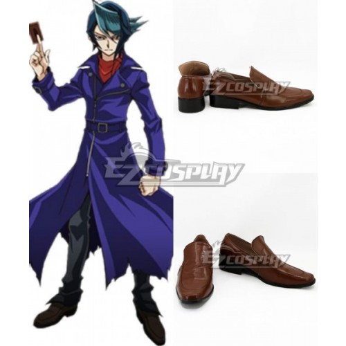 Yu-Gi-Oh! Yugioh ARC-V Kurosaki Shun Shay Obsidian Brown Cosplay Shoes