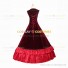 Civil War Gothic Lolita Vintage Ruffles Evening Ball Gown Dress