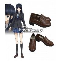 White Album 2 Touma Kazusa Cospaly Brown Shoes