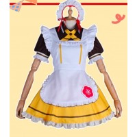 Love Live Sunshine Aqours Coffee Maid Cosplay Costume