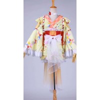 Love Live Sunshine Aqours Chika Takami Summer Festival Kimono Cosplay Costume