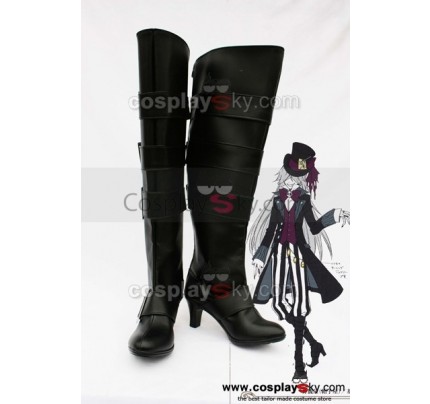 Black Butler Under Taker Cosplay Shoes Boots