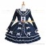 Sweet Love Lolita Dress Blue Naval Collar Tiered Lolita Dress