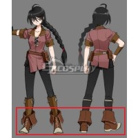 Tales Of Berseria Velvet Crowe Brown Shoes Cosplay Boots