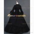 Victorian Style Marie Antoinette Black Ball Gown Prom